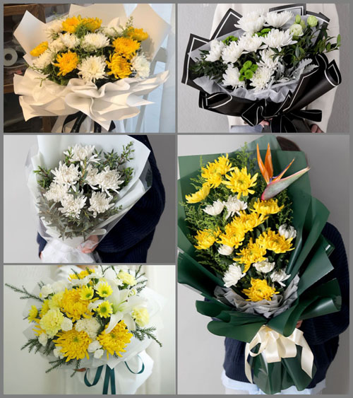 广东广州市花都区赤坭镇缠岗村白事花束代送